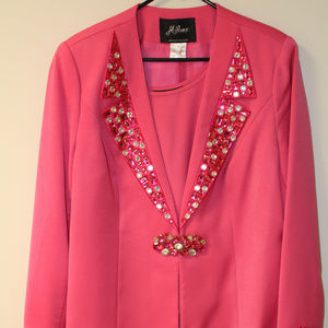 3 piece Church suit Stone Collar